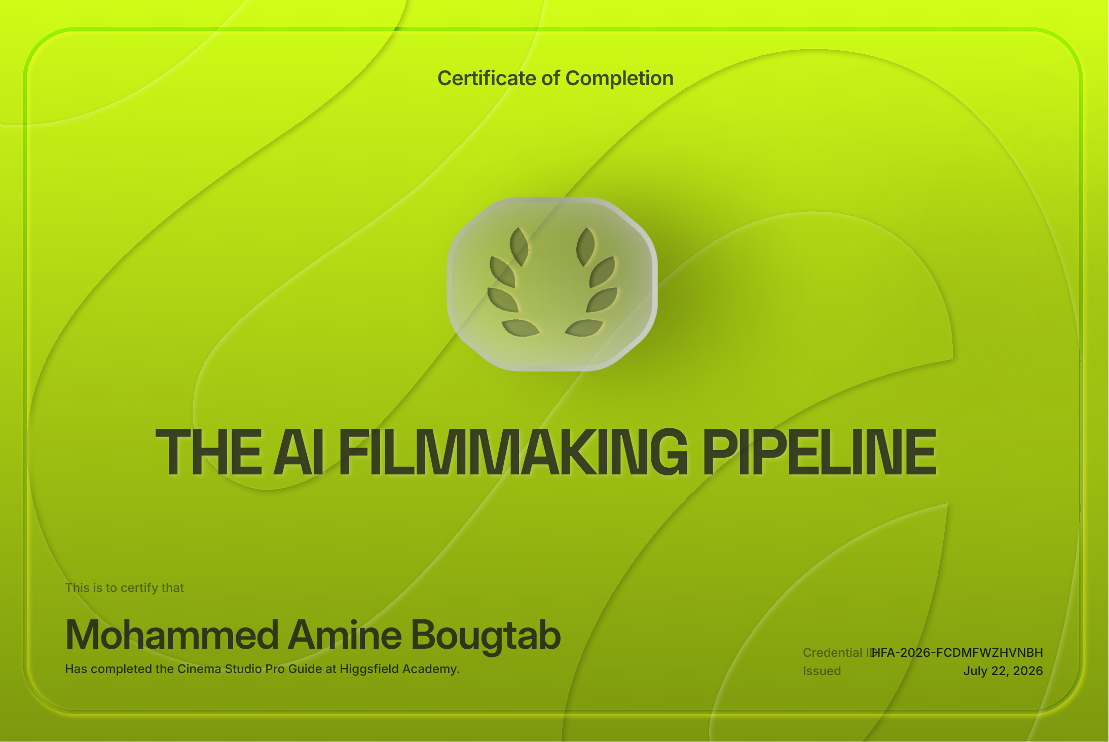 The AI Filmmaking Pipeline — Mohammed Amine Bougtab