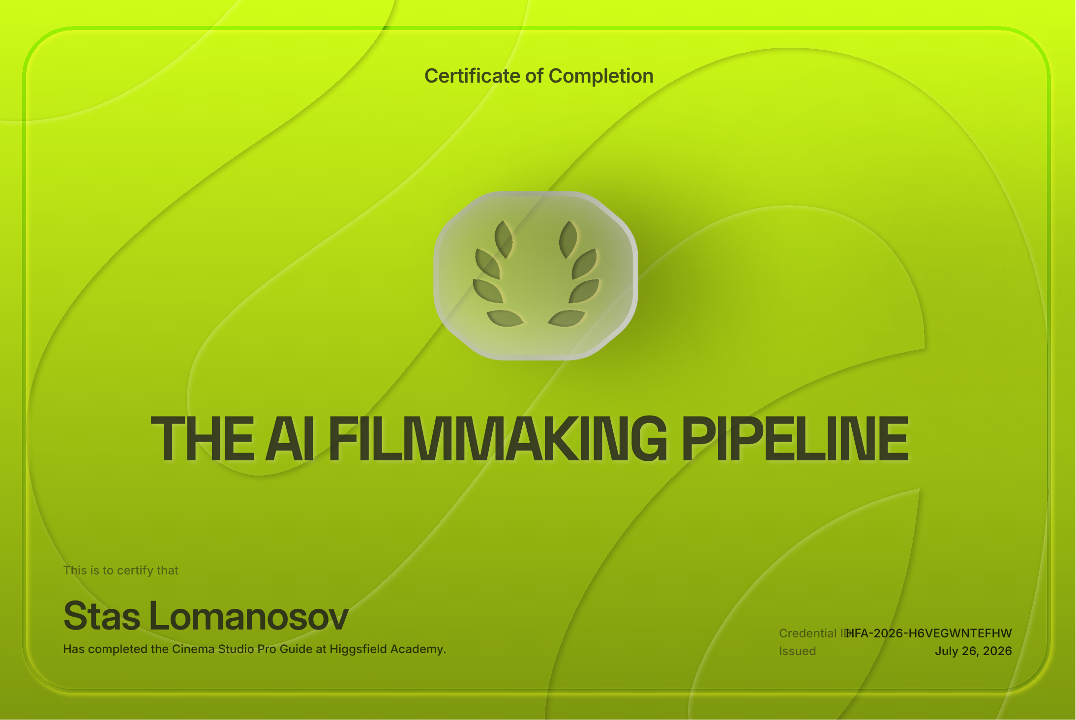 The AI Filmmaking Pipeline — Stas Lomanosov